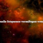 Question : À quelle fréquence vermifugez-vous les chèvres ?